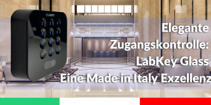 Elegante Zugangskontrolle LabKey Glass – Eine Made-in-Italy-Exzellenz