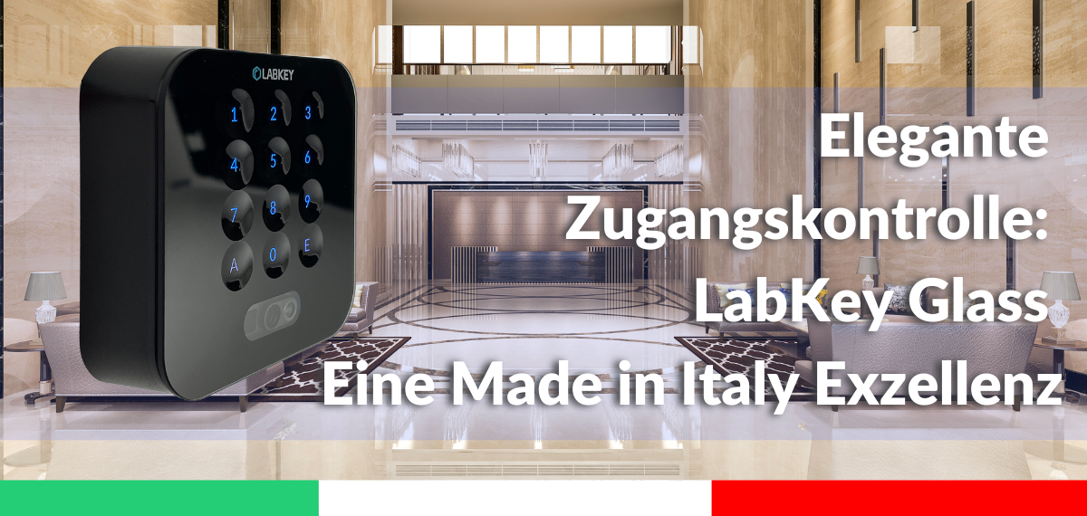Elegante Zugangskontrolle LabKey Glass – Eine Made-in-Italy-Exzellenz