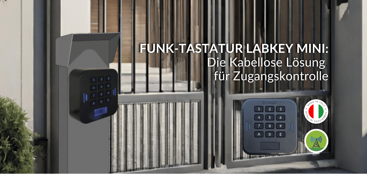 Funk-Tastatur LabKey Mini Die Kabellose Lösung für Zugangskontrolle