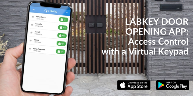 LabKey Door Opening App Access Control with a Virtual Keypad