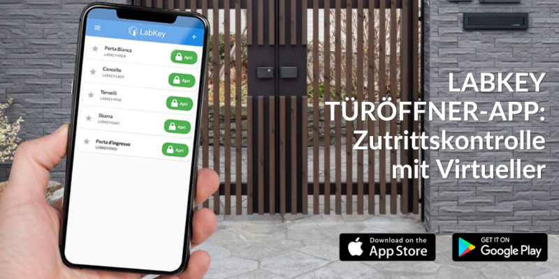 LabKey Türöffner-App Zutrittskontrolle mit Virtueller