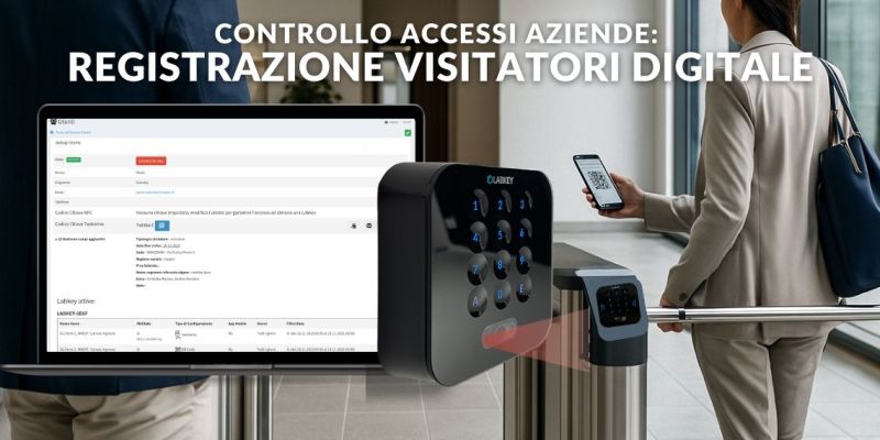Controllo accessi per aziende: modulo di registrazione dei visitatori