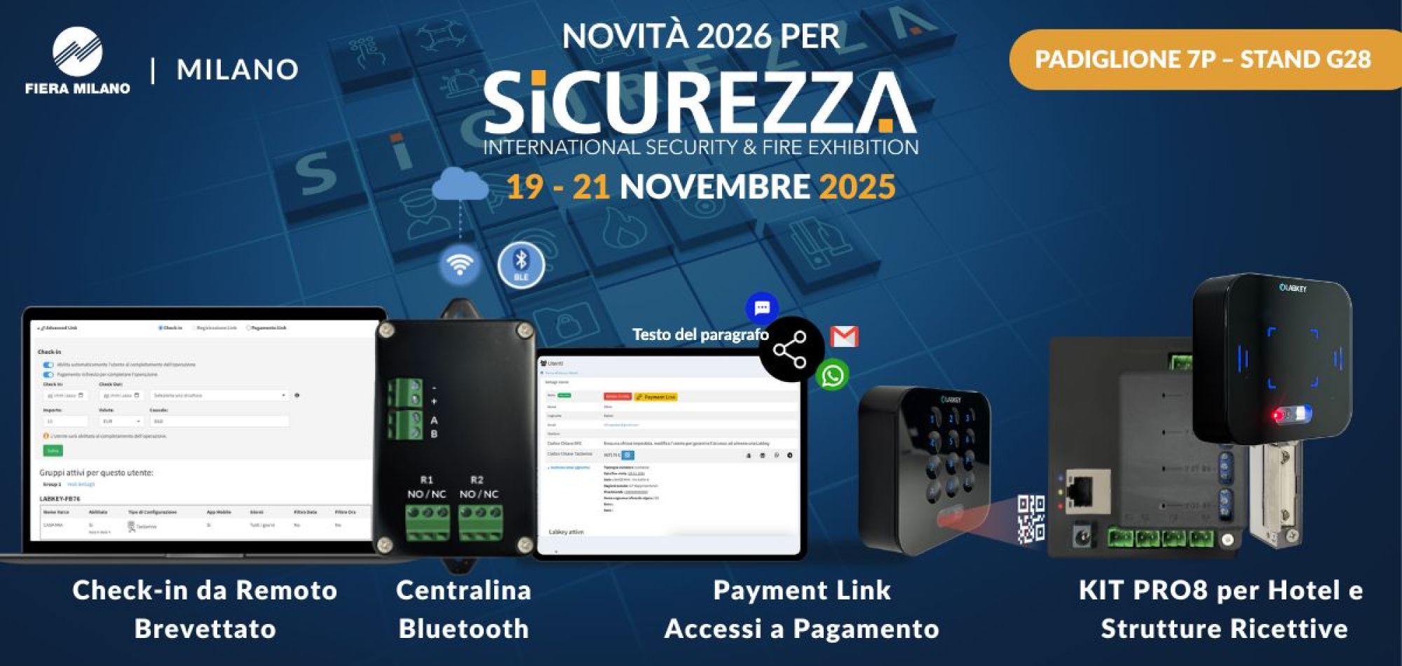 Novità controllo Accessi per Fiera Sicurezza 2025