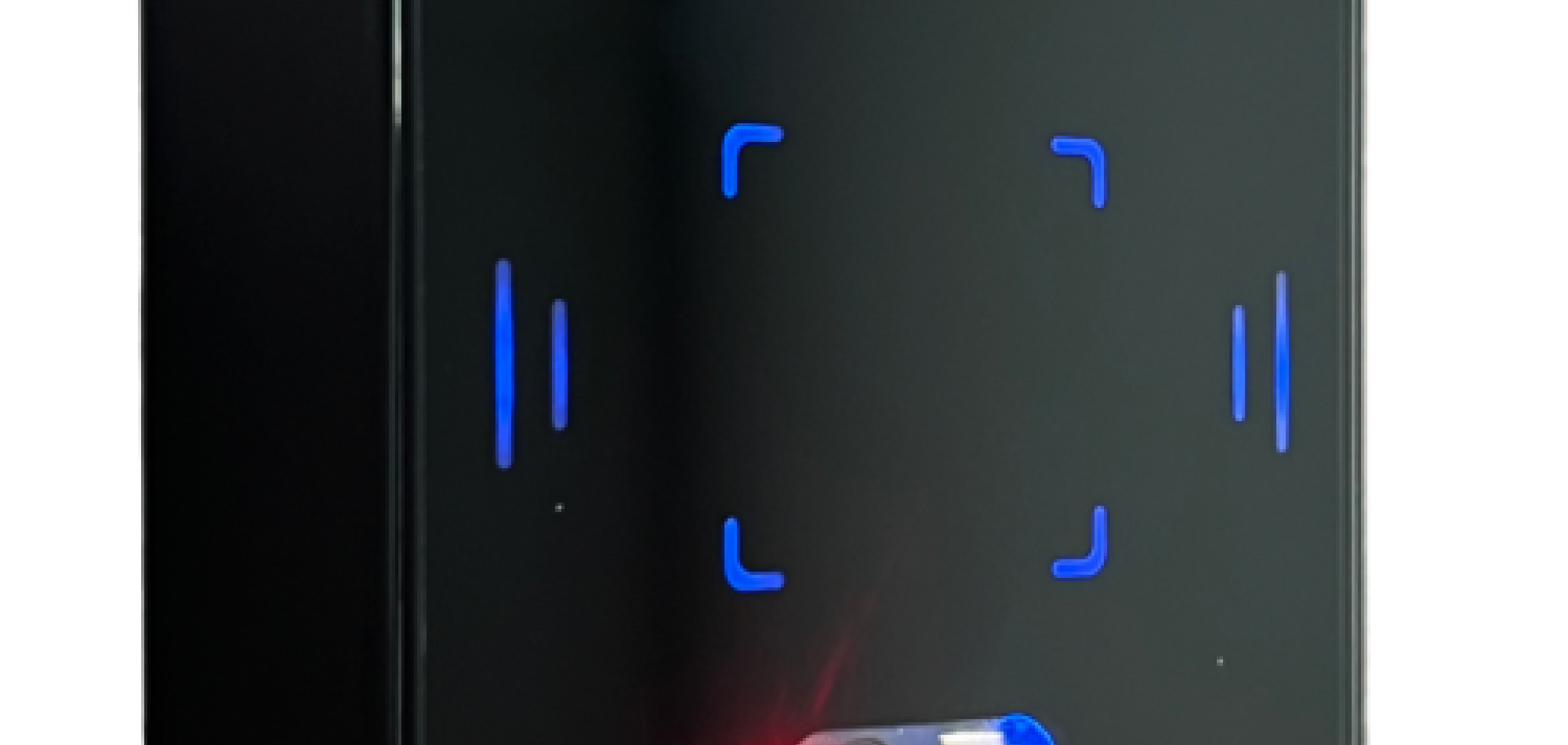 Door fob reader with qr code