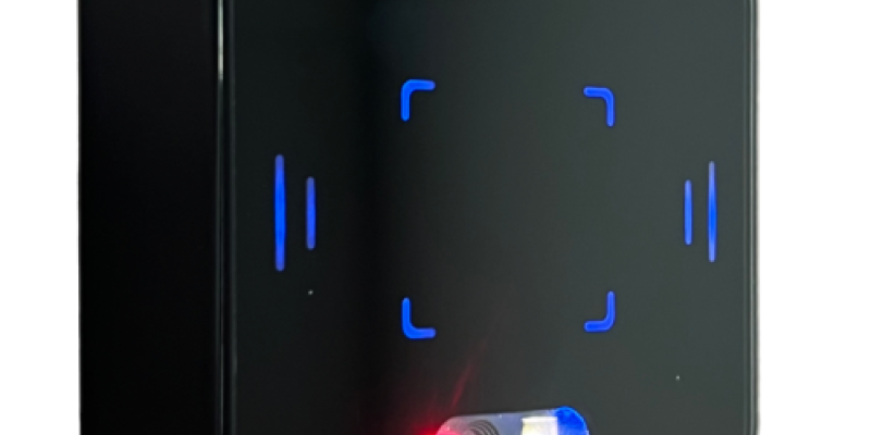 Door fob reader with qr code