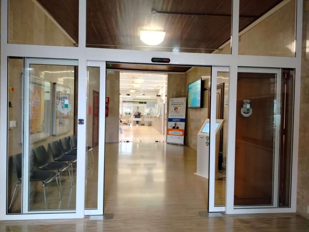 Il comune di Rovigo - accesso sala comunale